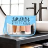Christian Scripture Gifts for Women Blue Makeup Bag Bible Verse