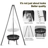 Guogiyala Tripod Foldable Grill - Camping Fire Adjustable chain grill