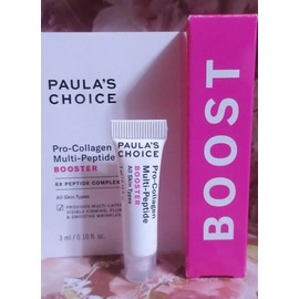 Paula's Choice Pro Collagen Multi Peptide Booster Boost 0.10oz/3mL Trial Sz BNIB