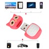 Cartoon U Disk Pink Owl Appearance High Speed Bulk Storage