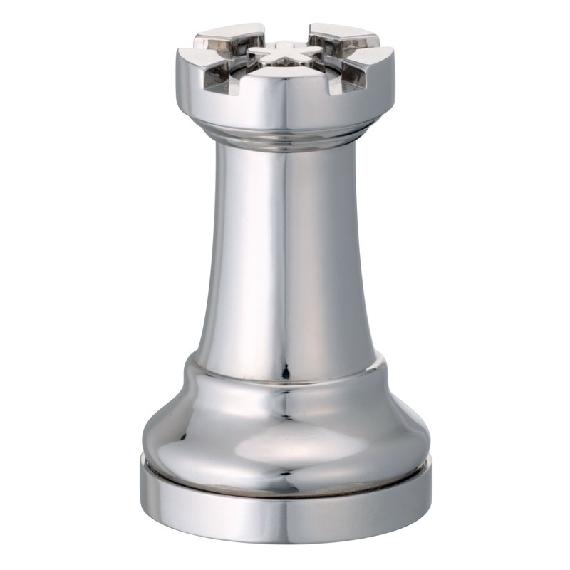 Hanayama Cast Chess Silver Rook (Tower)