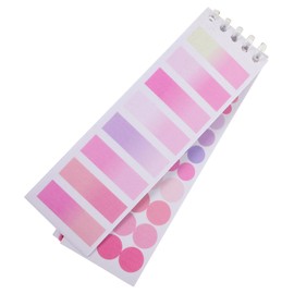 Tofficu Color Coding Labels Sticky Tabs 1 Book Circle Dot Stickers in Gradient Colors, Removable Round Circle Dot Labels for Students Classroom, Marking, Organizing