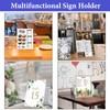 CYH A5 Acrylic Sign Holder, 5 Pcs Acrylic Poster Menu