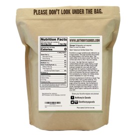 Anthony's Confectioner's Erythritol Powder, 2 lb, Non GMO, Sweetener, Zero Calorie, Keto & Paleo Friendly