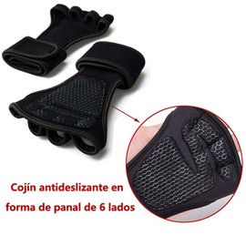 ORUMLIO Guantes de Entrenamiento con Muñequeras - Crossfit Gym Workout Guantes Deportivos para Hombres y Mujeres, Protección Antideslizante para Los Dedos (Medio)