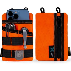 VIPERADE VE3 X-Pac EDC Pouch Small EDC Tool Bag EDC Organiser Bag Pocket Organiser Nylon Multitool Bag Small for Torch Multitools Pen Notebook Orange