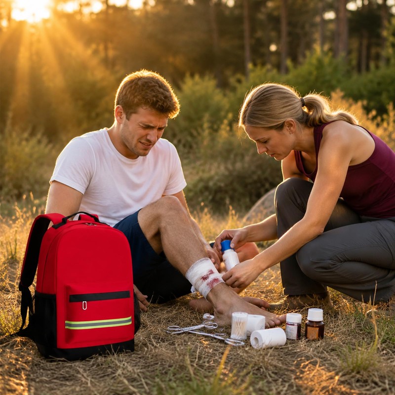 Be-Better Medical Backpack Empty Emergency Bag,First Aid Backpack Storage for