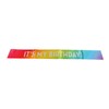 6 Pcs Birthday Sash Reusable Soft Comfortable Colorful Satin Birthday