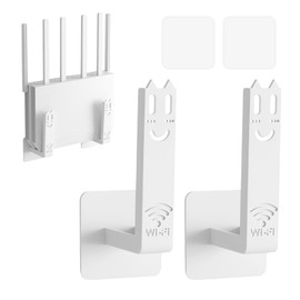 letuxaamz Router Wall Mount, Router Shelf, Router Holder, Universal Wall Mount, Versatile Wall Mount for Routers, TV Box/Laptop/Switch/Modems