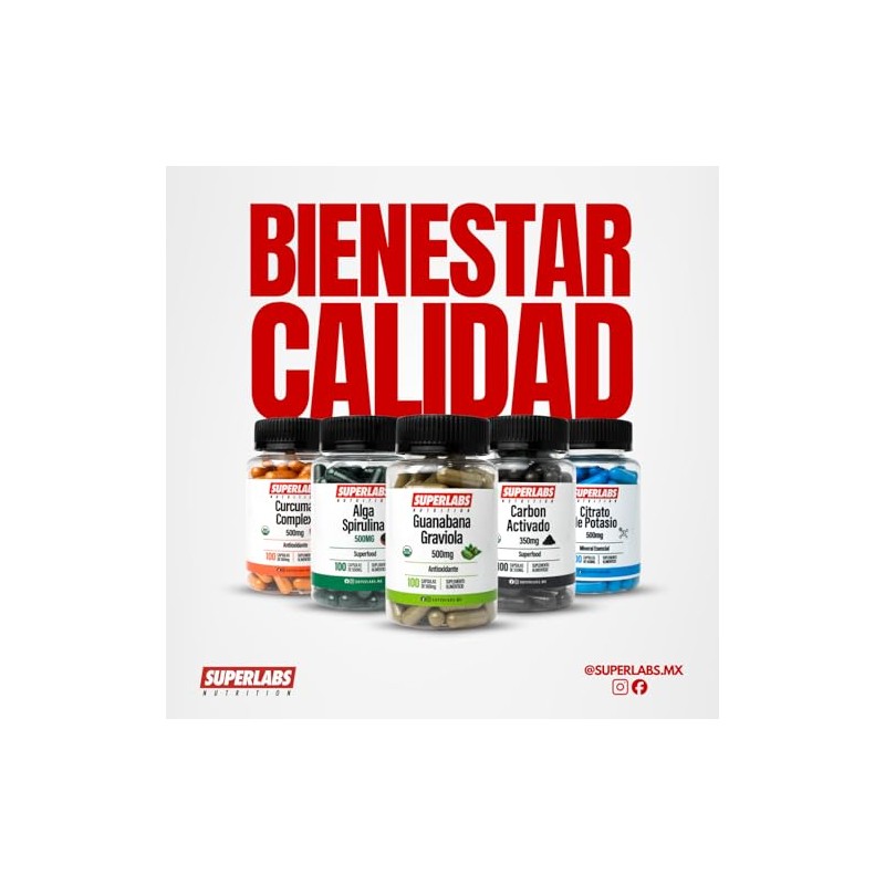 Superlabs Nutrition Testomen Suplemento Alimenticio Hombres 100 Natural Cápsulas 500