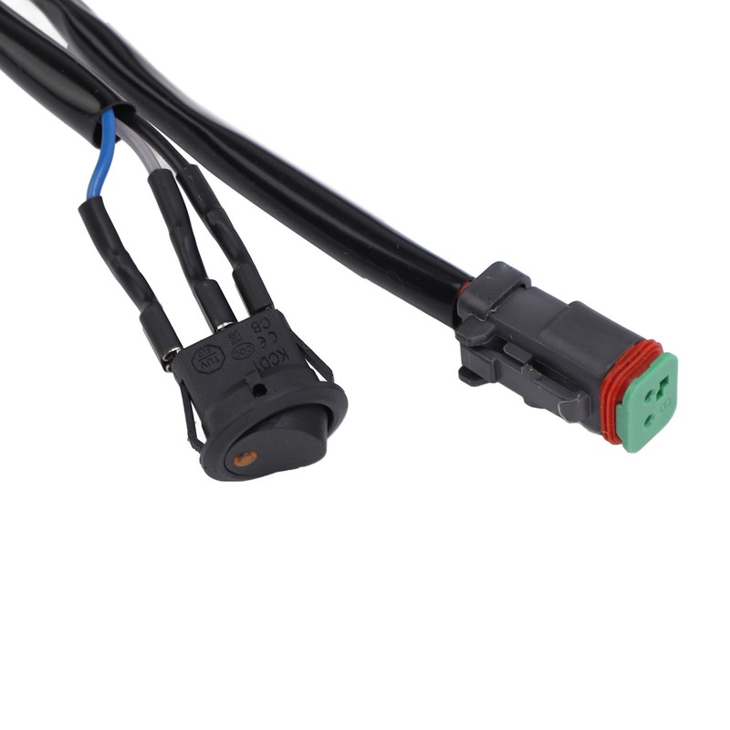 LED Light Bar Wiring Harness 16AWG Heavy Duty DC 12V