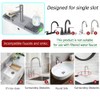 DK-SIMINA Silicone Faucet Mat Silicone Faucet Drip Catcher with Cuttable