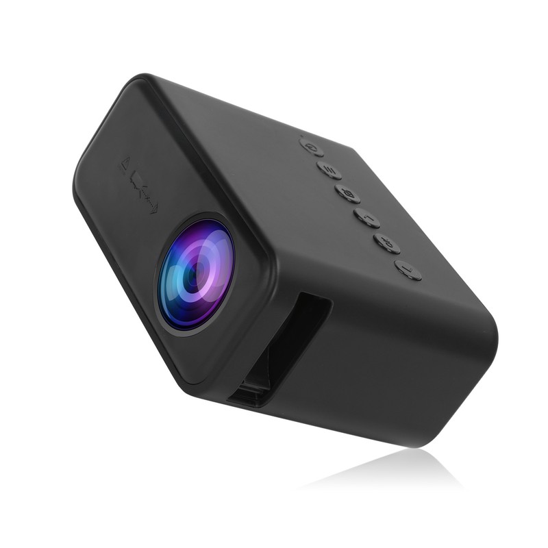 YT500 Mini Projector Portable Movie Projector with Audio and Video/USB/Memory