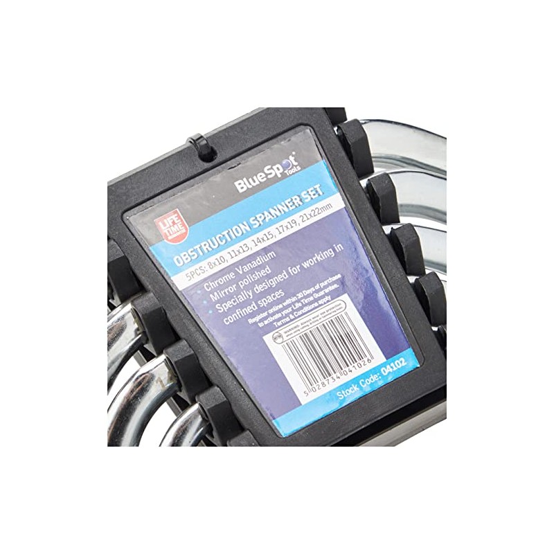 BlueSpot Metric Obstruction Spanner Set (5 Pieces)