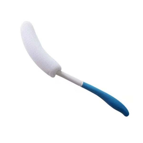 Yf-Anen Long Anti-Slip Curved Handle Bath Body Brush 15.33 Inch