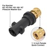 Pressure Washer Gun Adapter with 1/4 Inch Quick Connection Socket