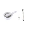 3.2inch Ceramic Mortar and Pestle Set, Pill Crusher, Spice Crusher,