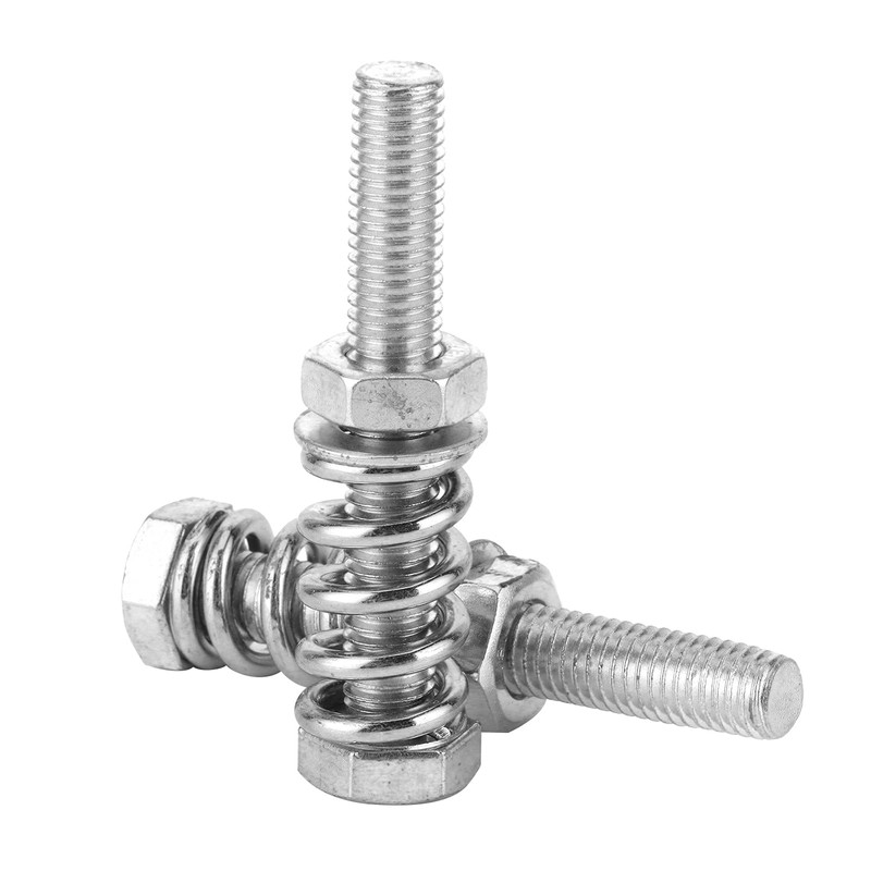 KIMISS Exhaust Bolt Spring M10x1.5 Exhaust Spring Bolt Stud Nut