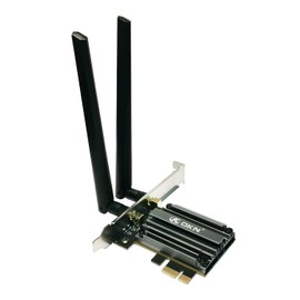 Tarjeta WiFi 7 PCIE 9.3Gbps 802.11BE WiFi 6E con Bluetooth 5.4 Tri-Band 4K QAM 320MHz WiFi 7 BE200 Adaptador de red inalámbrico interior para PC de computadora compatible con Windows 10/11 (no para