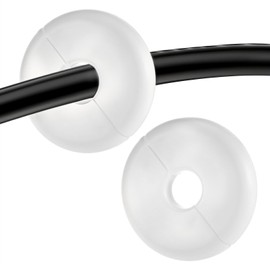 2pcs Wall Grommets for Cables Walls Cable Pass Through Accessories Wall Bushing Grommet Cable Grommets Routing Kit for Ethernet Cables Organizing Protecting Cord