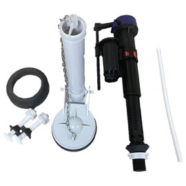 American Standard Flapper Valve Replacement & Adjustable Tsunami Fill Valve for Two Piece Toilets with a 2.5 inch Flush Hole by NuFlush