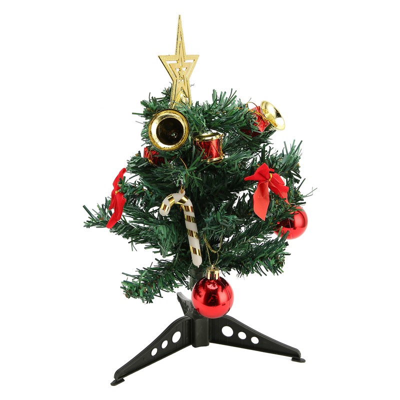 30cm Tabletop Christmas Tree Mini Artificial DIY Lightweight Vivid Christmas