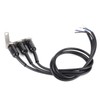 Motorcycle Handlebar Switch,3 Buttons Handlebar Switch Adjustable Mount Waterproof for