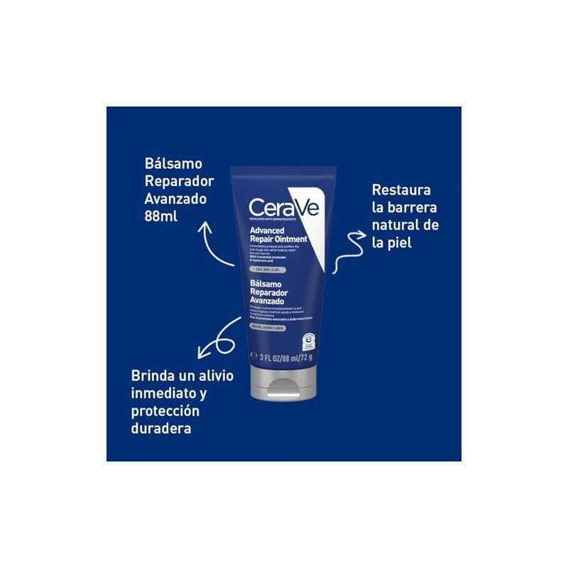 CeraVe Blsamo Reparador Avanzado 88ml Para piel seca