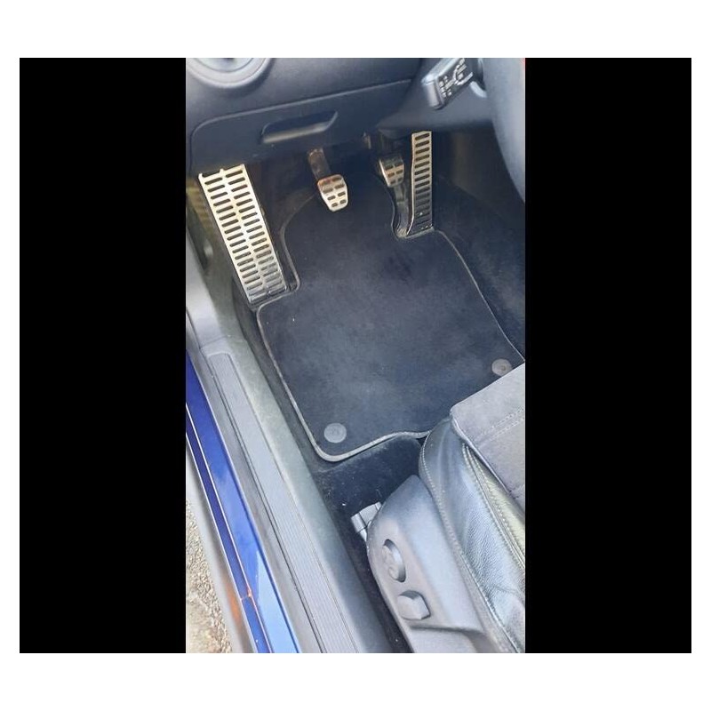 4pcs/set accessories stainless steel rubber pedal for Passat B6 B7