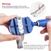 Watch Band Link Removal Tool Kit with 12pcs Replacement Pins