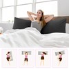 PiccoCasa Body Pillow Cover Microfiber Solid Nordic Life Size Large