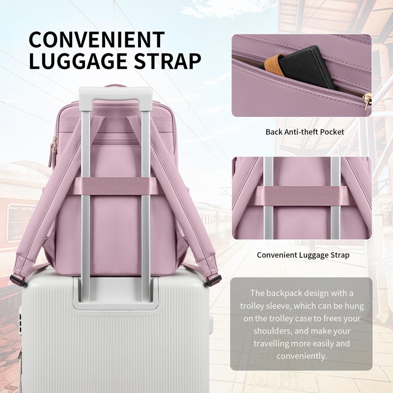 Stylish Laptop Backpack for Women Airline Approved Perfect for Work