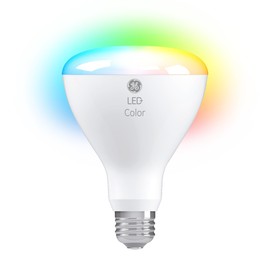 GE LED+ Color Changing Indoor Floodlight Bulb, No App or Wi-Fi Required, Remote Included, BR30 Indoor Floodlight Bulb (1 Pack)