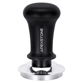 Apexstone Espresso Tamper 51mm Spring Loaded, Coffee Tamper Spring Loaded 51mm, Calibrated Espresso Tamper 51mm, 100% Stainless Steel Base Coffee Tamper for Barista Home Coffee Espresso Machine