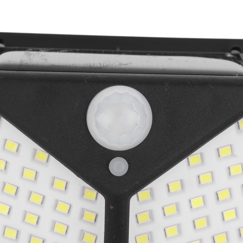 2 Pcs Solar Motion Sensor Light 4 Sided 100 LEDs