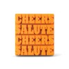 Zoku Unisex Cheers and Salute Ice Cube Tray, Orange