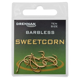 Drennan Barbless Sweetcorn Hooks: Size 10