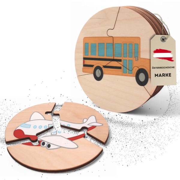 EV® My First Wooden Puzzle - Vehicles and Flying Fun