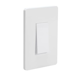 Alexa Light Switch,Smart WiFi Light Switches,Compatible with Alexa and Google Home, Without Neutral Wire, with Remote Control, Timing Schedule, No hub Required Single Pole 1PCS Glossy White