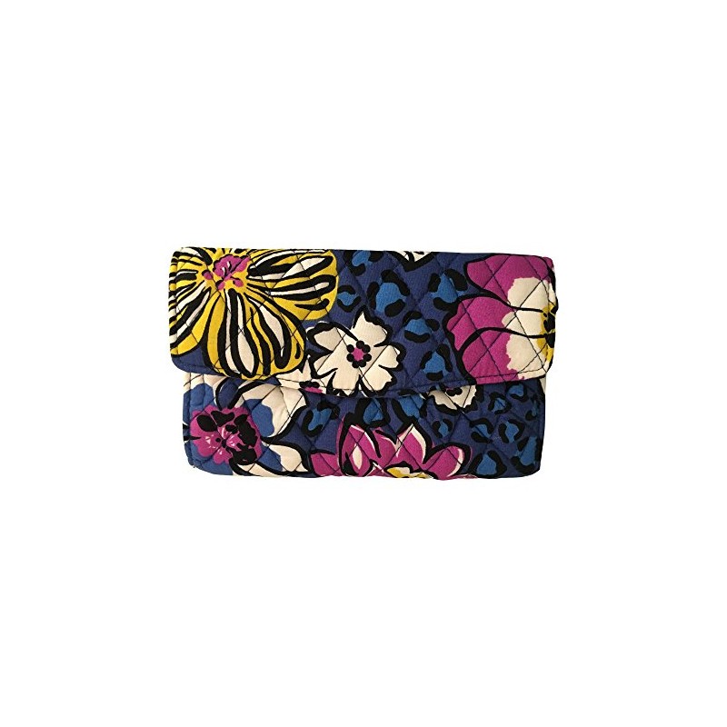 Vera Bradley Strap Wallet (African Violet with solid violet lining)