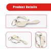 Bojueshaw 24-in-1 Multi Tool,Portable Stainless Steel Key Shaped Pocket Tool,Outdoor