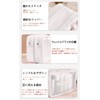WiViVi Vinyl Pouch, Clear Pouch, Large Capacity, Double Layer Design,