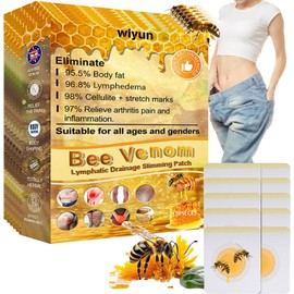 IZBEAUVO Bee Venom Lymphatic Drainage Patches – Lightweight, Detoxifying Body Shaping Stickers for Women & men