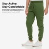 3 Pack: Men's Fleece Cargo Jogger Active Athletic Sweatpants with