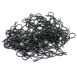 LINSYRC 100-Pack of Car Body Clips Stainless Steel Type-R for 1/8 Redcat HPI Himoto HSP ExceedRC Car Truck Buggy