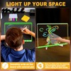 YUYIUS LED Acrylic Message Board, Light Up Acrylic Dry Erase
