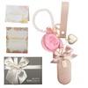 TIPGOUP Birthday Present for Women, Popular, Preserved Flowers, Key Chain,