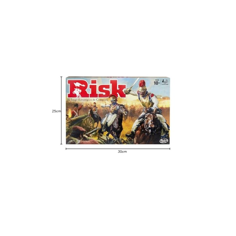 Hasbro Risk Juego Estratégico de Conquista 2-5 Jugadores