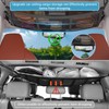 Car Ceiling Cargo Net Pocket, Interior Adjustable Double-Layer Mesh Storage