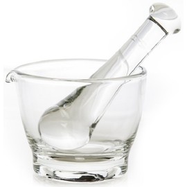 Mosser Mortar & Pestle - Crystal Glass - 8 oz - Mosser USA